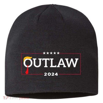 IM Voting For The Outlaw The Convicted Felon Funny Sustainable Beanie