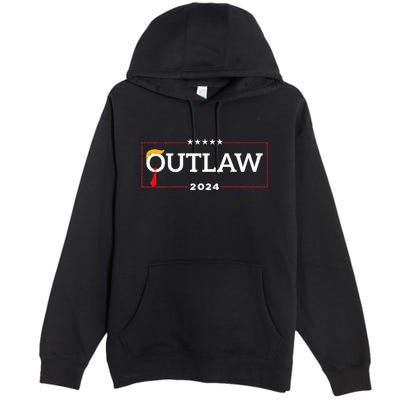 IM Voting For The Outlaw The Convicted Felon Funny Premium Pullover Hoodie