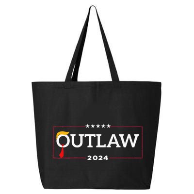IM Voting For The Outlaw The Convicted Felon Funny 25L Jumbo Tote