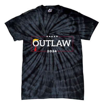 IM Voting For The Outlaw The Convicted Felon Funny Tie-Dye T-Shirt
