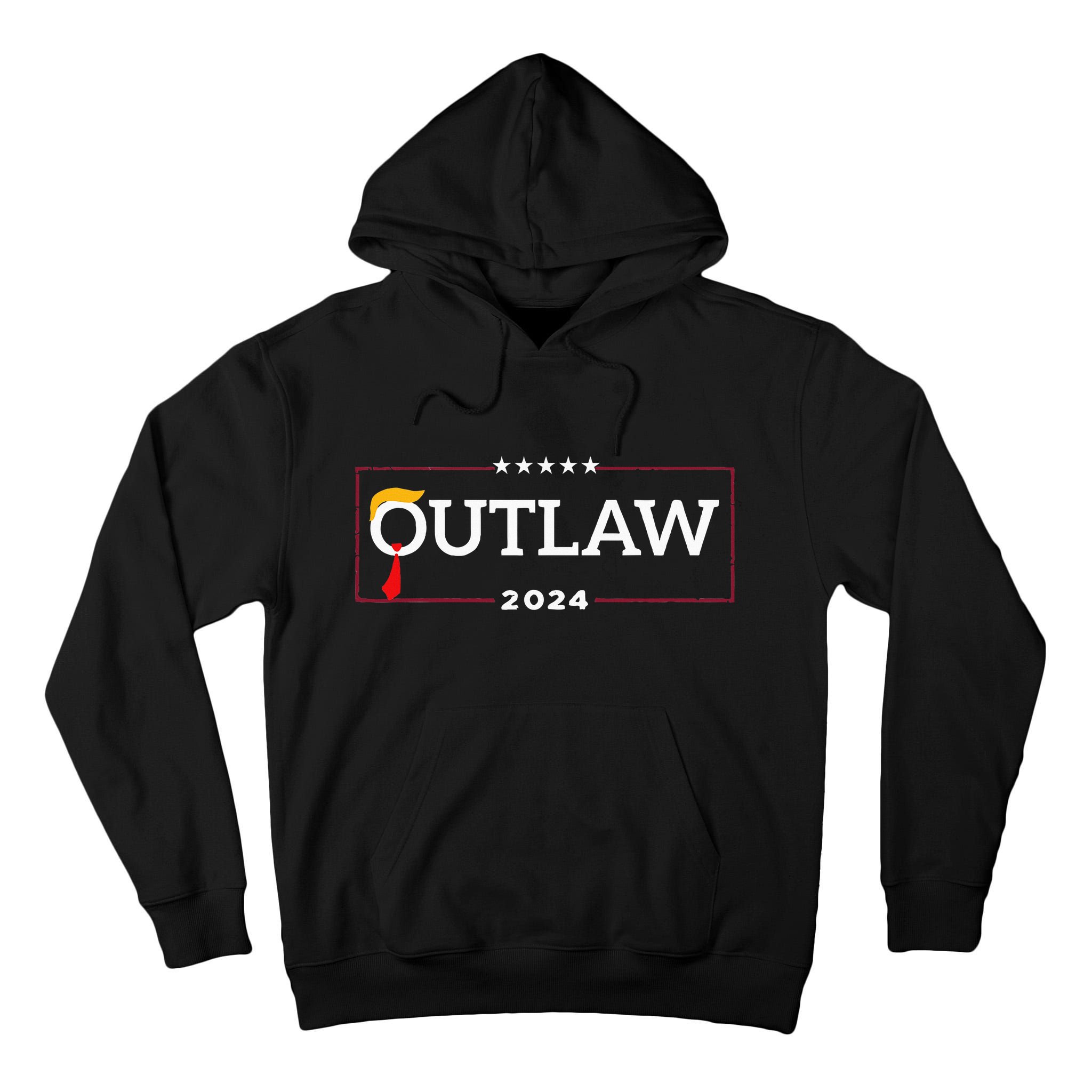 IM Voting For The Outlaw The Convicted Felon Funny Tall Hoodie