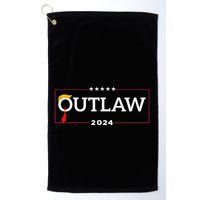 IM Voting For The Outlaw The Convicted Felon Funny Golf Towel