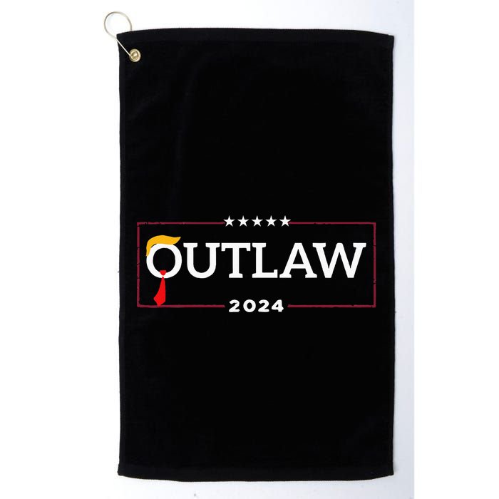 IM Voting For The Outlaw The Convicted Felon Funny Golf Towel