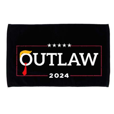 IM Voting For The Outlaw The Convicted Felon Funny Microfiber Hand Towel
