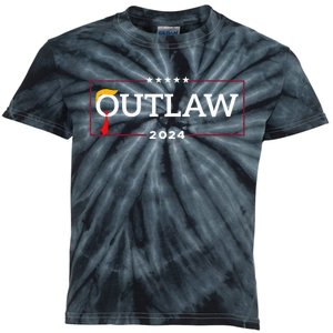 IM Voting For The Outlaw The Convicted Felon Funny Kids Tie-Dye T-Shirt