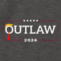 IM Voting For The Outlaw The Convicted Felon Funny Vector Backpack