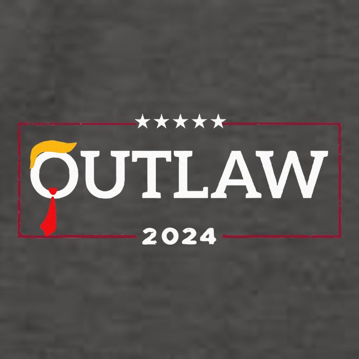 IM Voting For The Outlaw The Convicted Felon Funny Vector Backpack