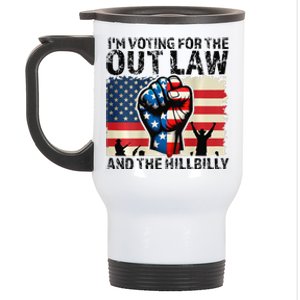 IM Voting For The Outlaw And The Hillbilly Stainless Steel Travel Mug