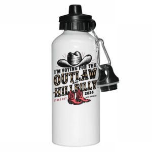 Im Voting For The Outlaw And The Hillbilly 2024 Retro Aluminum Water Bottle