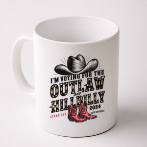 Im Voting For The Outlaw And The Hillbilly 2024 Retro Coffee Mug