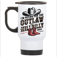 Im Voting For The Outlaw And The Hillbilly 2024 Retro Stainless Steel Travel Mug