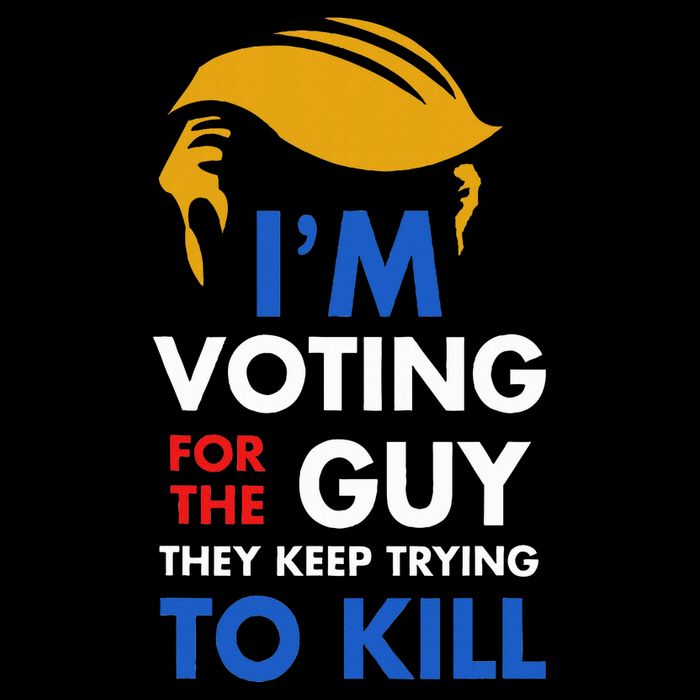 IM Voting For The Guy They Keep Trying To Kill Drawstring Bag