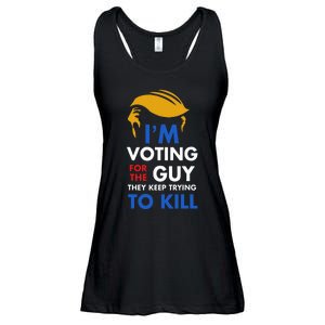 IM Voting For The Guy They Keep Trying To Kill Ladies Essential Flowy Tank