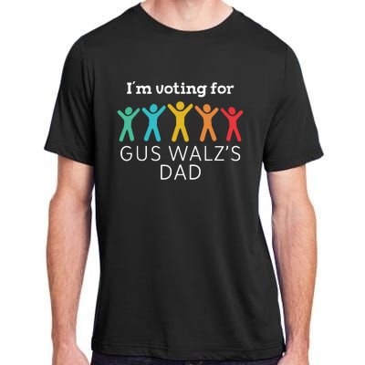 Im Voting For Gus Walz Dad Harris Walz 2024 Adult ChromaSoft Performance T-Shirt