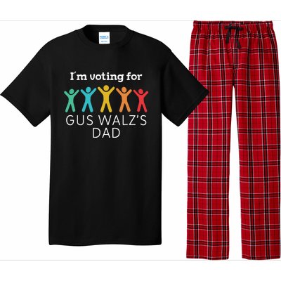 Im Voting For Gus Walz Dad Harris Walz 2024 Pajama Set