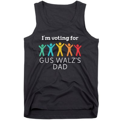 Im Voting For Gus Walz Dad Harris Walz 2024 Tank Top