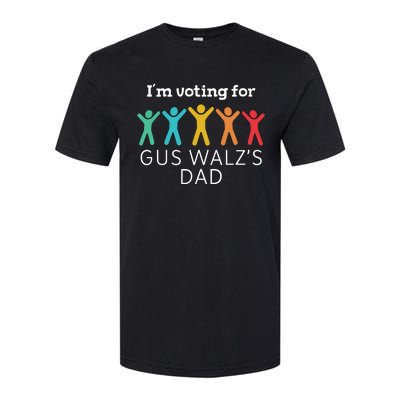 Im Voting For Gus Walz Dad Harris Walz 2024 Softstyle CVC T-Shirt