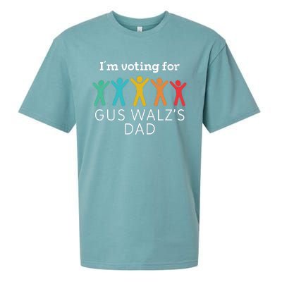 Im Voting For Gus Walz Dad Harris Walz 2024 Sueded Cloud Jersey T-Shirt