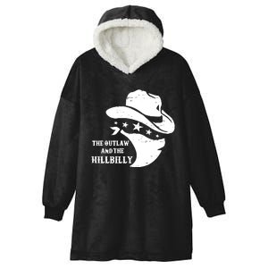 Im Voting For The Outlaw And The Hillbilly 2024 Cowboy Hooded Wearable Blanket