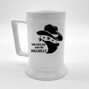 Im Voting For The Outlaw And The Hillbilly 2024 Cowboy Beer Stein