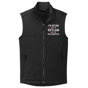 IM Voting For The Outlaw Not The Sniffer Collective Smooth Fleece Vest