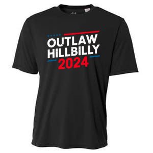 IM Voting For The Outlaw And The Hillbilly Trump Vance 2024 Support Cooling Performance Crew T-Shirt