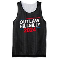 IM Voting For The Outlaw And The Hillbilly Trump Vance 2024 Support Mesh Reversible Basketball Jersey Tank