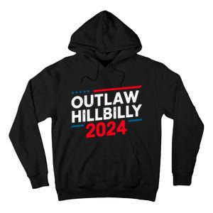 IM Voting For The Outlaw And The Hillbilly Trump Vance 2024 Support Tall Hoodie