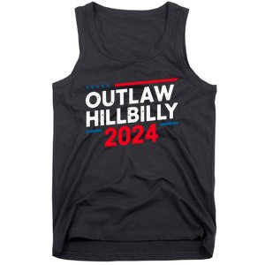 IM Voting For The Outlaw And The Hillbilly Trump Vance 2024 Support Tank Top