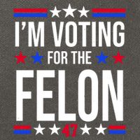 Im Voting For The Convicted Felon 47 Pro Trump Cotton Canvas Backpack