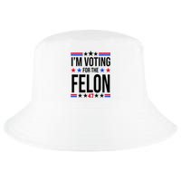 Im Voting For The Convicted Felon 47 Pro Trump Cool Comfort Performance Bucket Hat