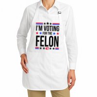 Im Voting For The Convicted Felon 47 Pro Trump Apron