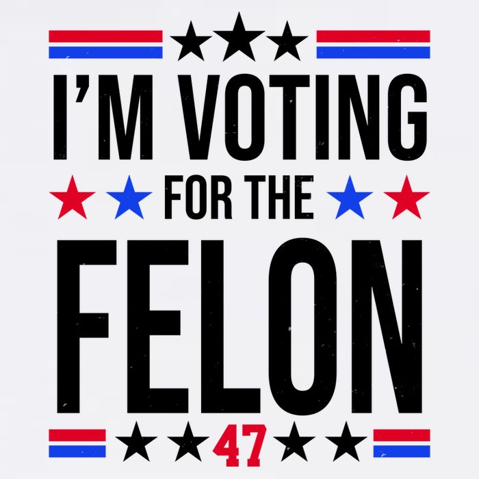 Im Voting For The Convicted Felon 47 Pro Trump Button