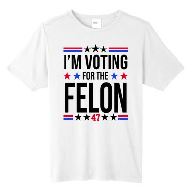 Im Voting For The Convicted Felon 47 Pro Trump Tall Fusion ChromaSoft Performance T-Shirt