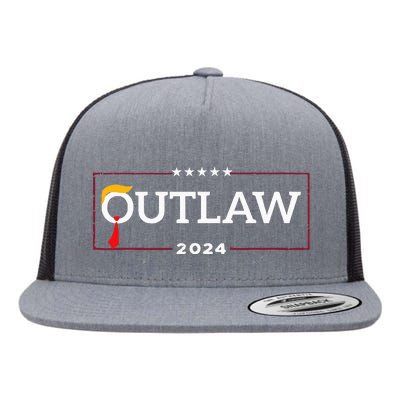 IM Voting For The Outlaw Trump Felon Flat Bill Trucker Hat