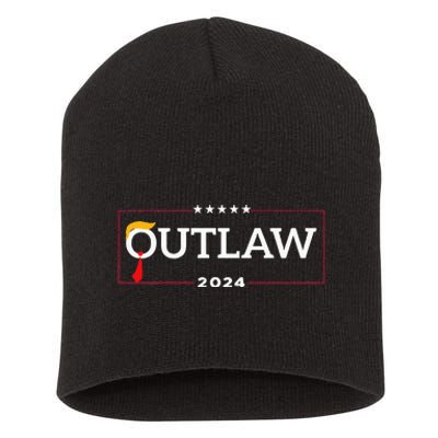 IM Voting For The Outlaw Trump Felon Short Acrylic Beanie