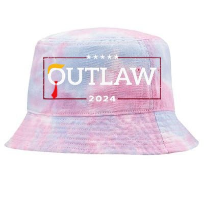 IM Voting For The Outlaw Trump Felon Tie-Dyed Bucket Hat