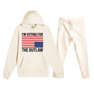 IM Voting For The Outlaw Premium Hooded Sweatsuit Set