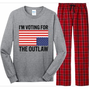 IM Voting For The Outlaw Long Sleeve Pajama Set