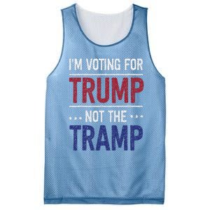 IM Voting For Trump Not The Tramp Mesh Reversible Basketball Jersey Tank