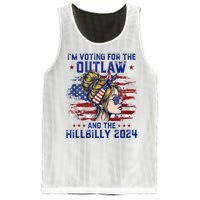 IM Voting For The Outlaw And The Hillbilly 2024 Us Flag Mesh Reversible Basketball Jersey Tank