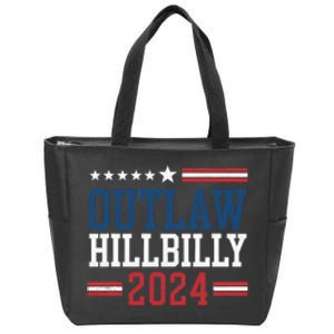 IM Voting For The Outlaw And The Hillbilly Trump Vance Zip Tote Bag