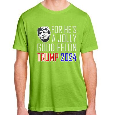 IM Voting For The Convicted Felon Funny Pro Trump 2024 Adult ChromaSoft Performance T-Shirt