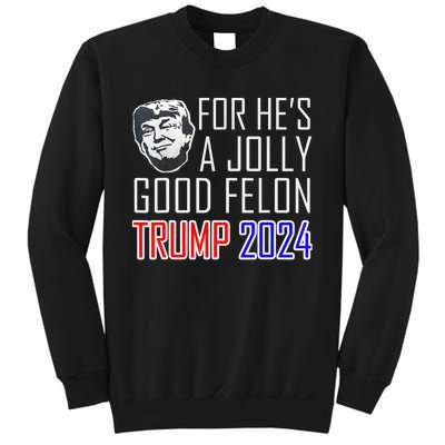 IM Voting For The Convicted Felon Funny Pro Trump 2024 Sweatshirt