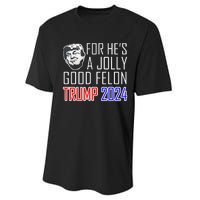 IM Voting For The Convicted Felon Funny Pro Trump 2024 Performance Sprint T-Shirt