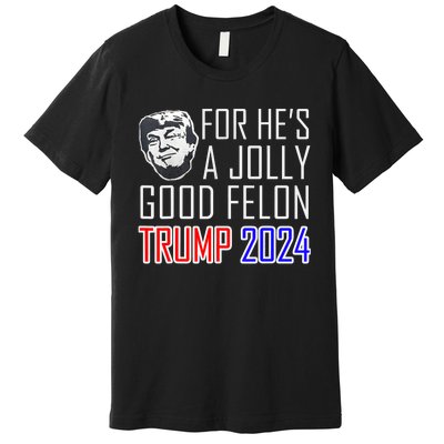 IM Voting For The Convicted Felon Funny Pro Trump 2024 Premium T-Shirt