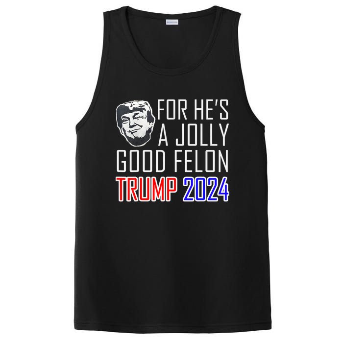 IM Voting For The Convicted Felon Funny Pro Trump 2024 PosiCharge Competitor Tank