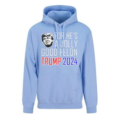 IM Voting For The Convicted Felon Funny Pro Trump 2024 Unisex Surf Hoodie