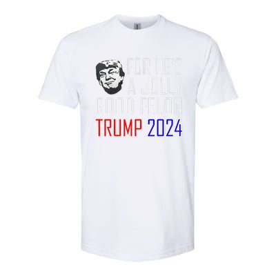 IM Voting For The Convicted Felon Funny Pro Trump 2024 Softstyle CVC T-Shirt