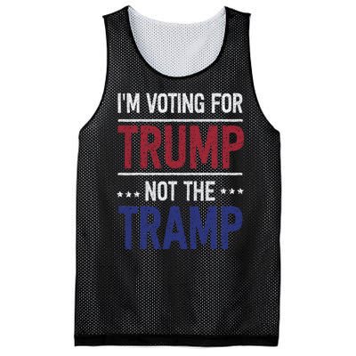 IM Voting For Trump Not The Tramp Mesh Reversible Basketball Jersey Tank